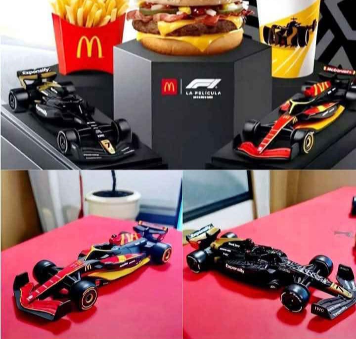 Auto Fórmula 1 Mc DonaldsNegro Año 2025. Edición Limitada. 1:43 - Imagen 3