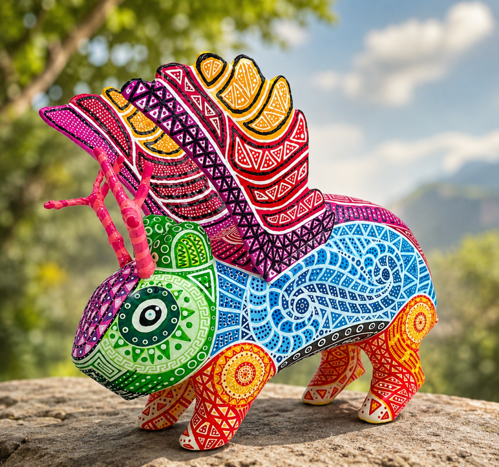 Alebrije Capibara Alado hecho a mano Original Carlos Lacal