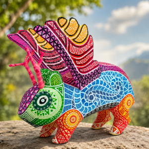 Alebrije Capibara Alado hecho a mano Original Carlos Lacal