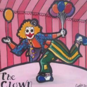 El Payaso. Acrílicos sobre lienzo. Original Carlos Lacal