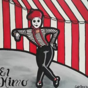 El Mimo. Acrílicos sobre lienzo. Original Carlos Lacal