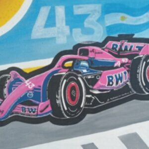 Vamos el 43!. Acrílicos sobre lienzo. Original Carlos Lacal