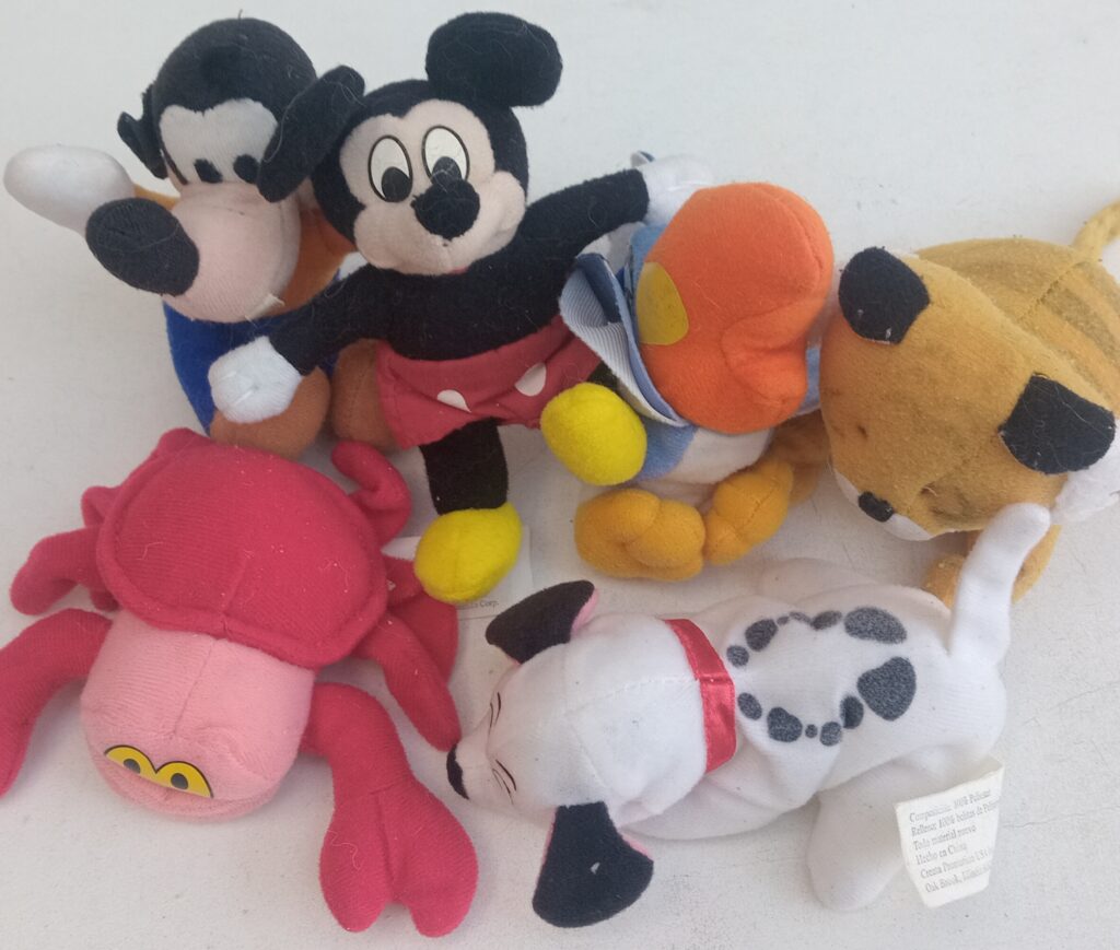 Peluches Disney Mcdonalds Año 2000