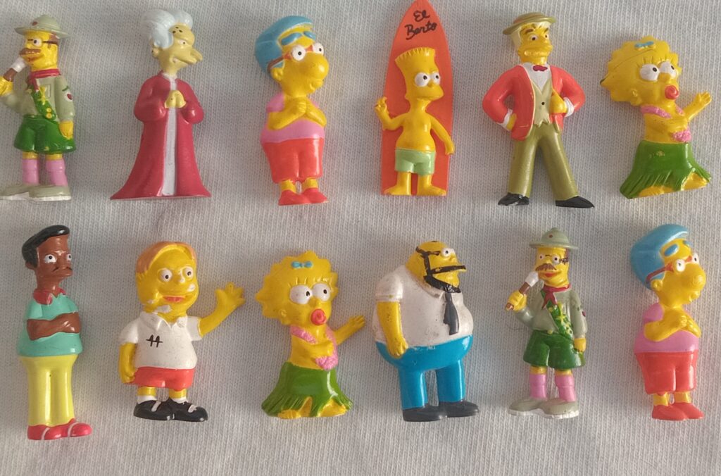 Lote Muñequitos Chocolatín Jack Los Simpsons