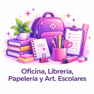 Oficina, Librería, Papelería y Art. Escolares