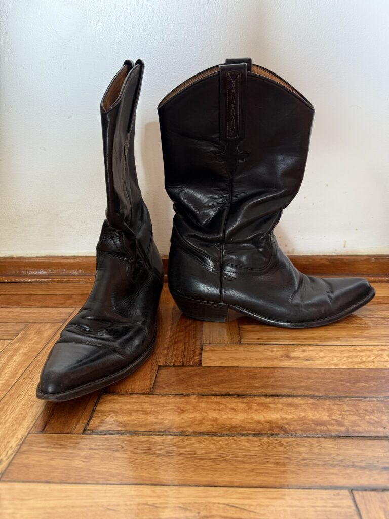 Botas de cuero hombre