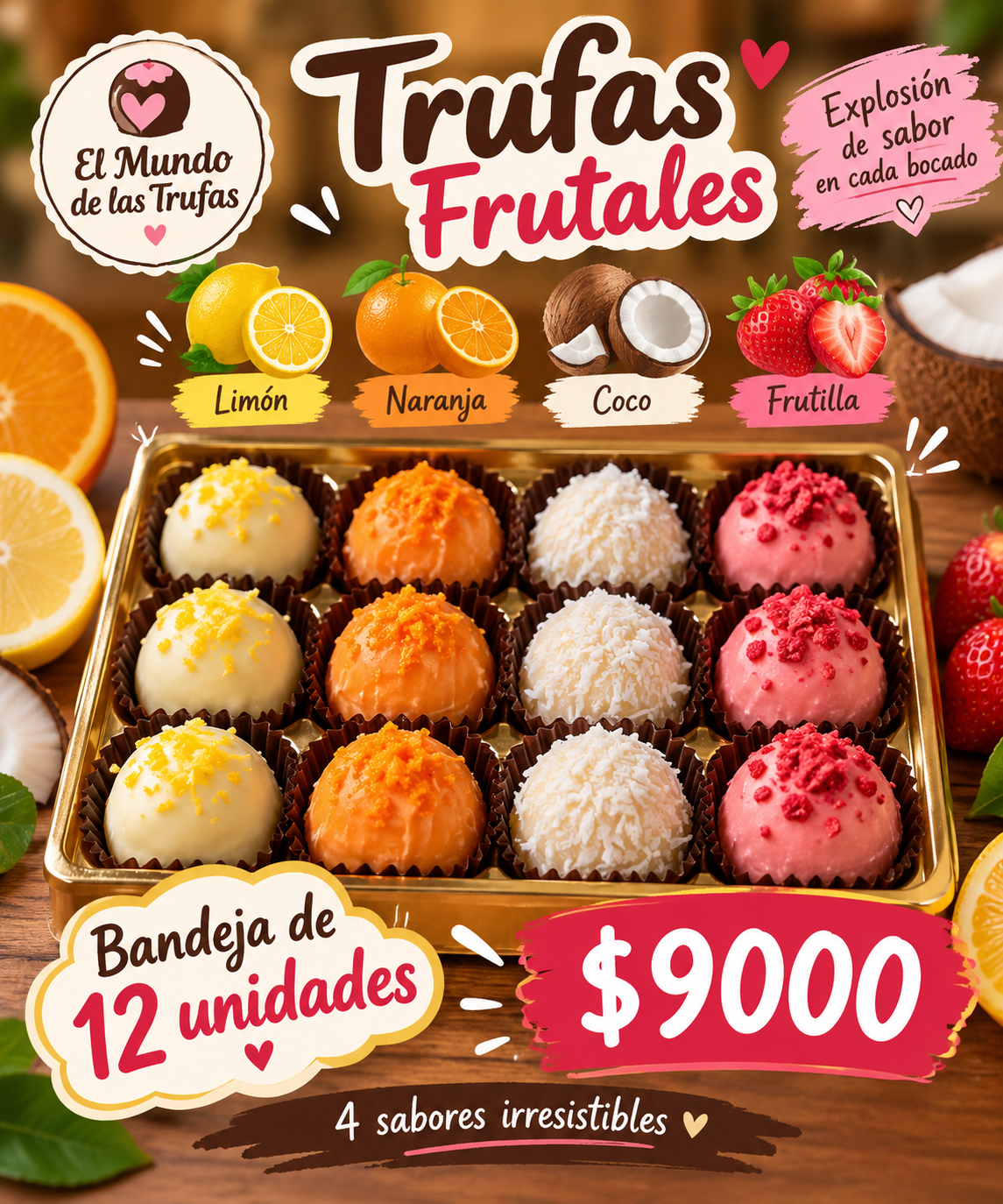 Trufas Frutales
